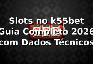 Slots no k55bet 🎰 Guia Completo 2026 com Dados Técnicos